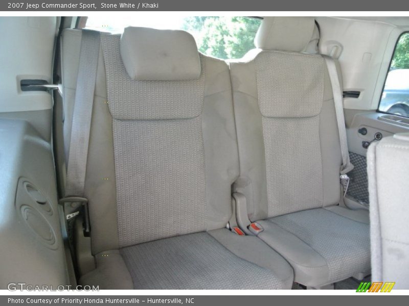 Stone White / Khaki 2007 Jeep Commander Sport