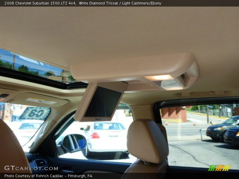 White Diamond Tricoat / Light Cashmere/Ebony 2008 Chevrolet Suburban 1500 LTZ 4x4