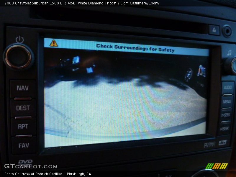 White Diamond Tricoat / Light Cashmere/Ebony 2008 Chevrolet Suburban 1500 LTZ 4x4