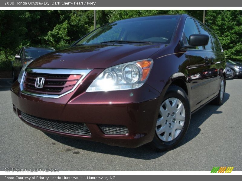 Dark Cherry Pearl / Ivory 2008 Honda Odyssey LX