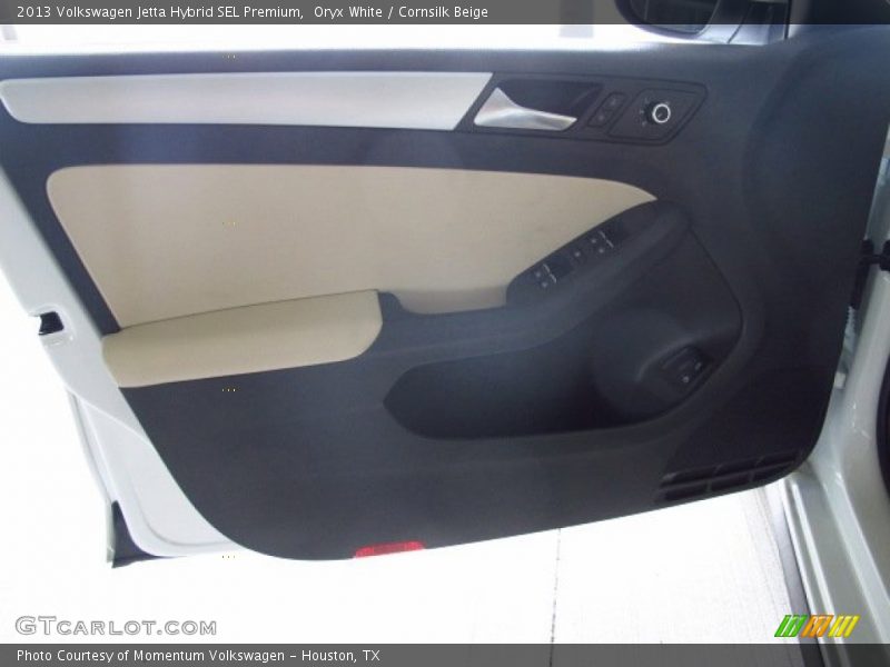 Oryx White / Cornsilk Beige 2013 Volkswagen Jetta Hybrid SEL Premium