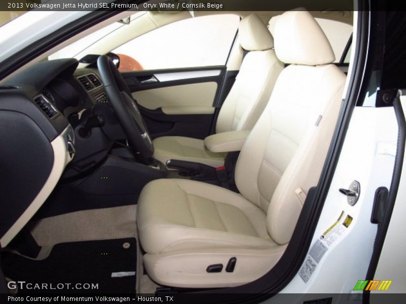 Oryx White / Cornsilk Beige 2013 Volkswagen Jetta Hybrid SEL Premium
