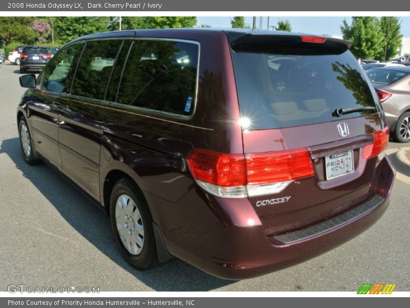 Dark Cherry Pearl / Ivory 2008 Honda Odyssey LX