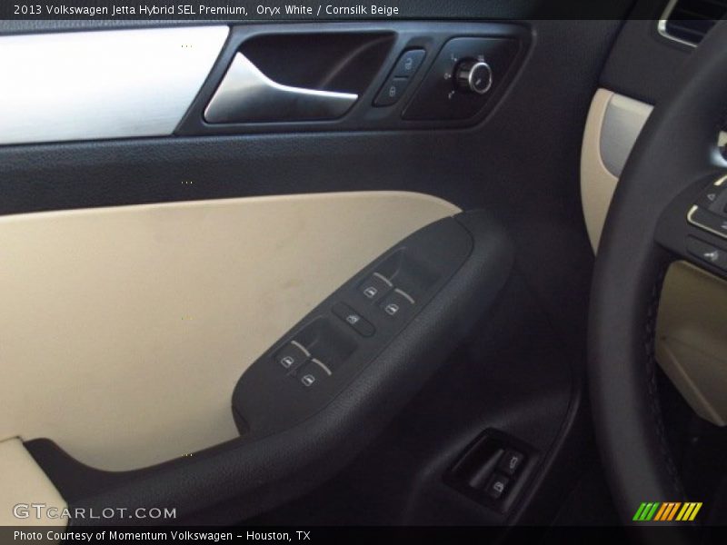 Oryx White / Cornsilk Beige 2013 Volkswagen Jetta Hybrid SEL Premium