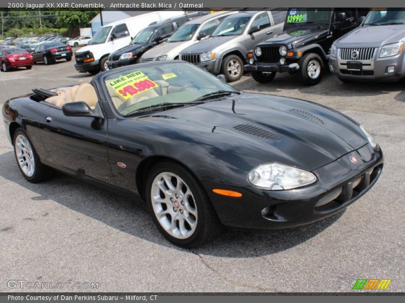 Front 3/4 View of 2000 XK XKR Convertible