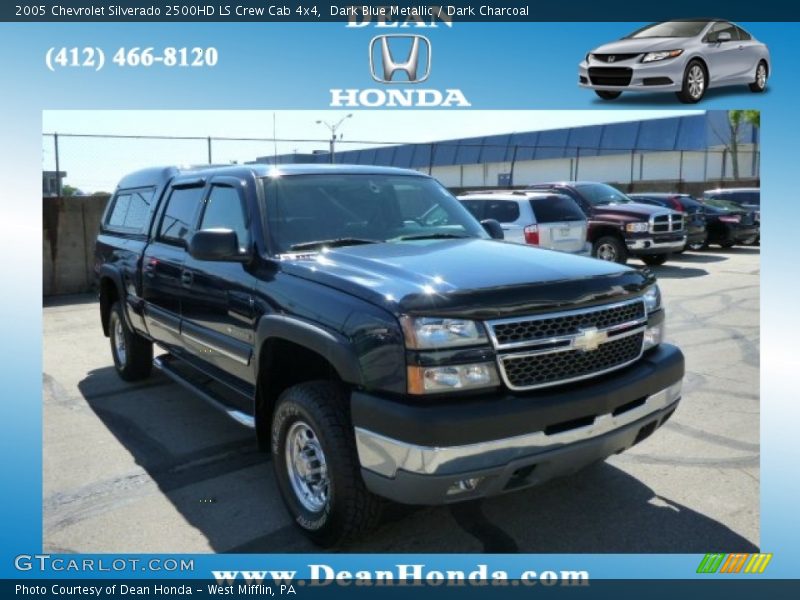 Dark Blue Metallic / Dark Charcoal 2005 Chevrolet Silverado 2500HD LS Crew Cab 4x4