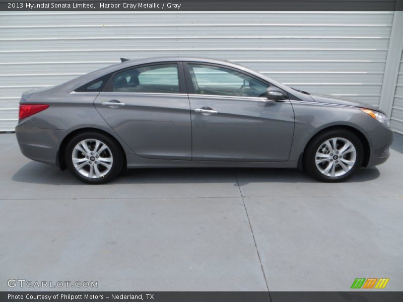 Harbor Gray Metallic / Gray 2013 Hyundai Sonata Limited