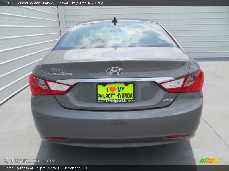 Harbor Gray Metallic / Gray 2013 Hyundai Sonata Limited