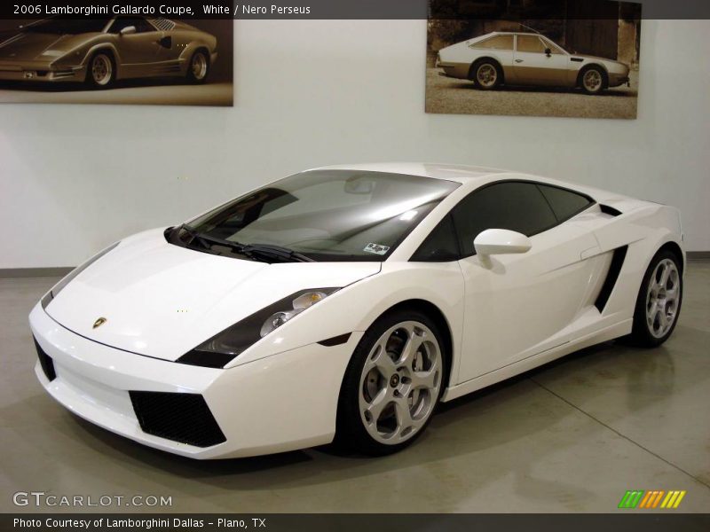 White / Nero Perseus 2006 Lamborghini Gallardo Coupe