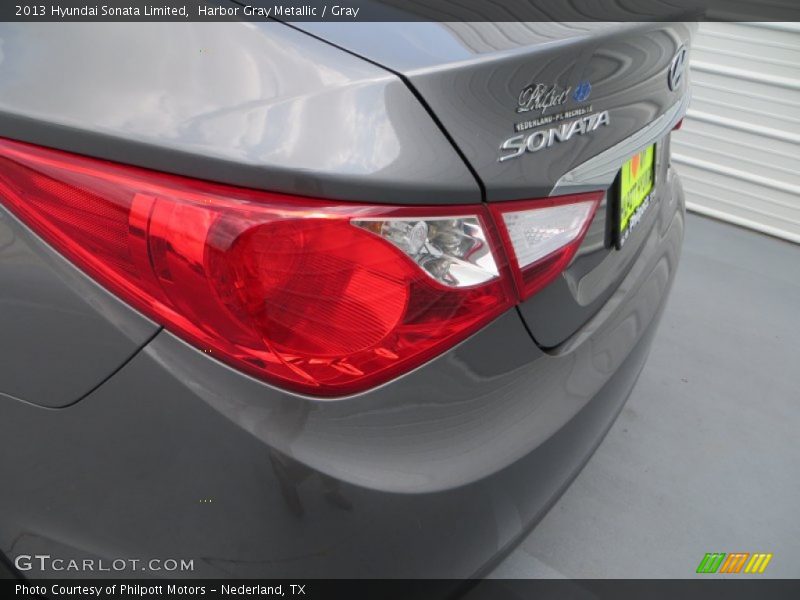 Harbor Gray Metallic / Gray 2013 Hyundai Sonata Limited