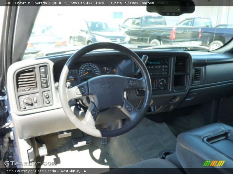 Dark Blue Metallic / Dark Charcoal 2005 Chevrolet Silverado 2500HD LS Crew Cab 4x4