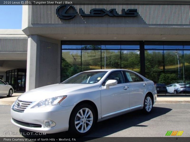 Tungsten Silver Pearl / Black 2010 Lexus ES 350