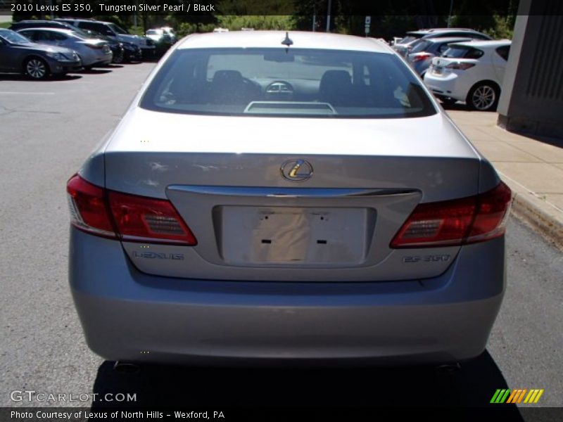 Tungsten Silver Pearl / Black 2010 Lexus ES 350