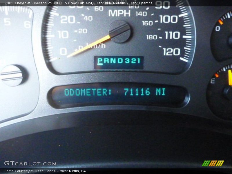 Dark Blue Metallic / Dark Charcoal 2005 Chevrolet Silverado 2500HD LS Crew Cab 4x4