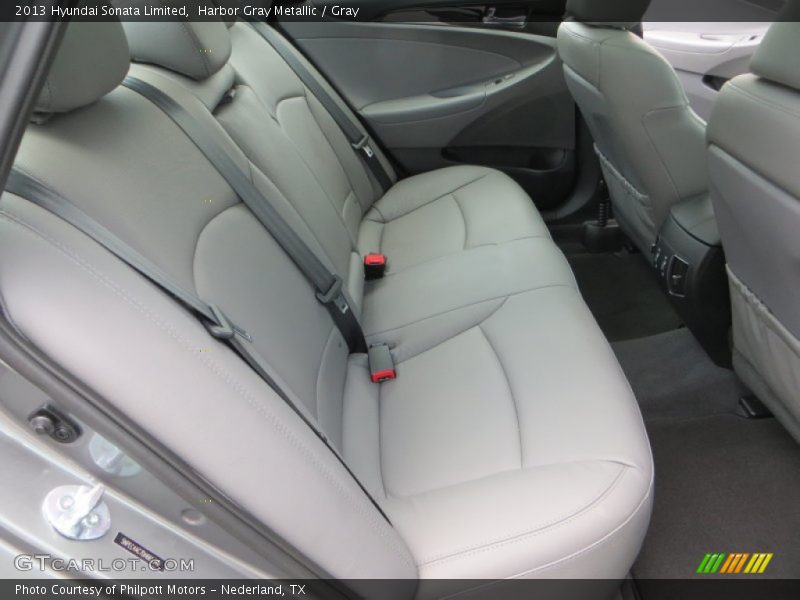 Harbor Gray Metallic / Gray 2013 Hyundai Sonata Limited