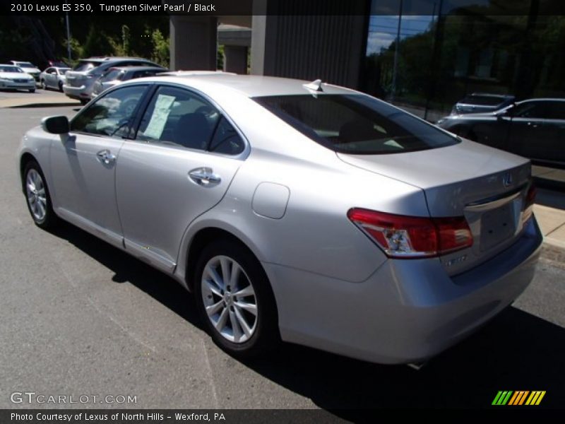 Tungsten Silver Pearl / Black 2010 Lexus ES 350