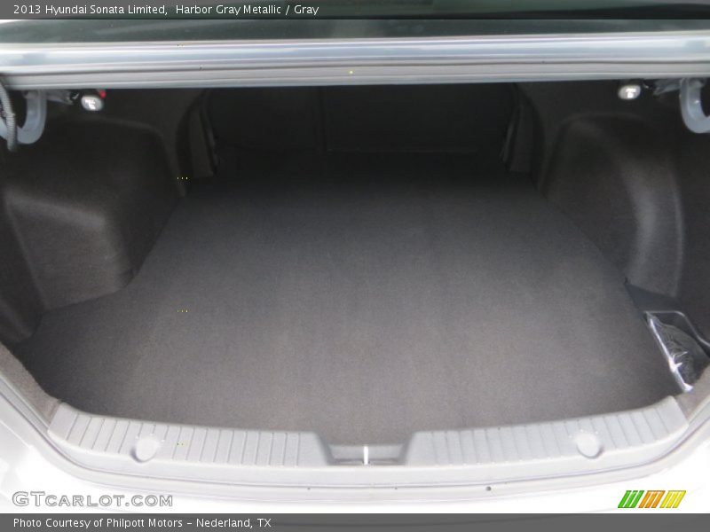 Harbor Gray Metallic / Gray 2013 Hyundai Sonata Limited