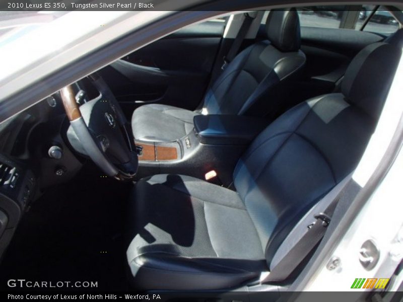 Tungsten Silver Pearl / Black 2010 Lexus ES 350