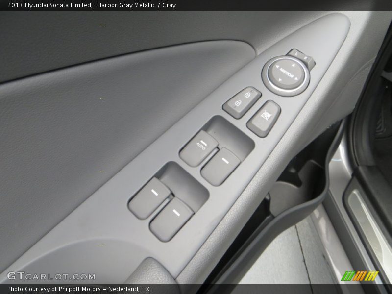 Harbor Gray Metallic / Gray 2013 Hyundai Sonata Limited