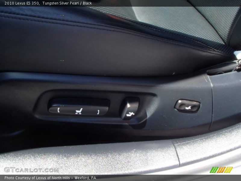 Tungsten Silver Pearl / Black 2010 Lexus ES 350