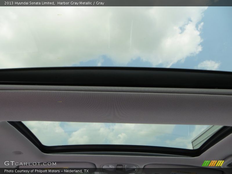 Harbor Gray Metallic / Gray 2013 Hyundai Sonata Limited