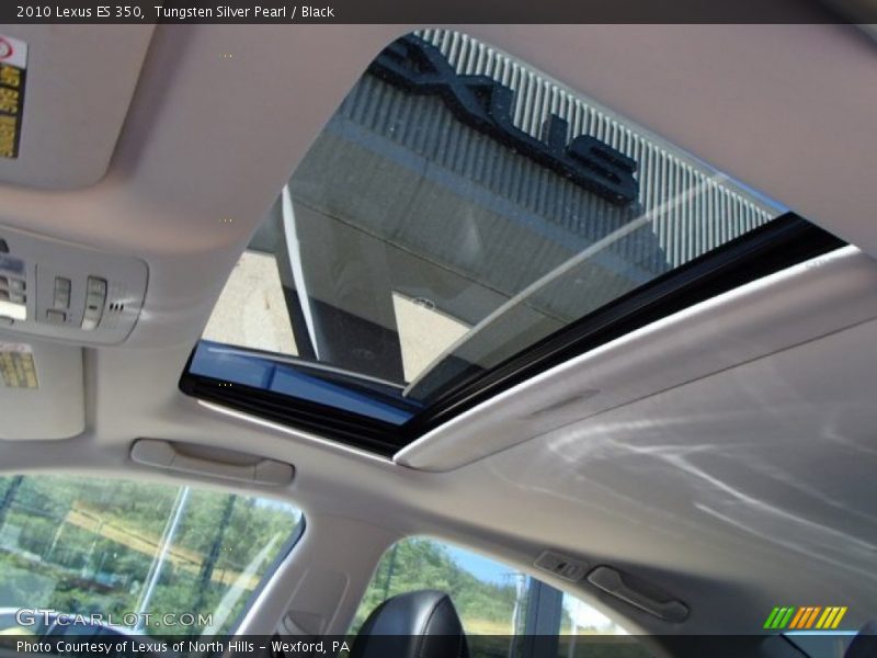 Tungsten Silver Pearl / Black 2010 Lexus ES 350
