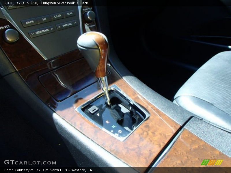 Tungsten Silver Pearl / Black 2010 Lexus ES 350