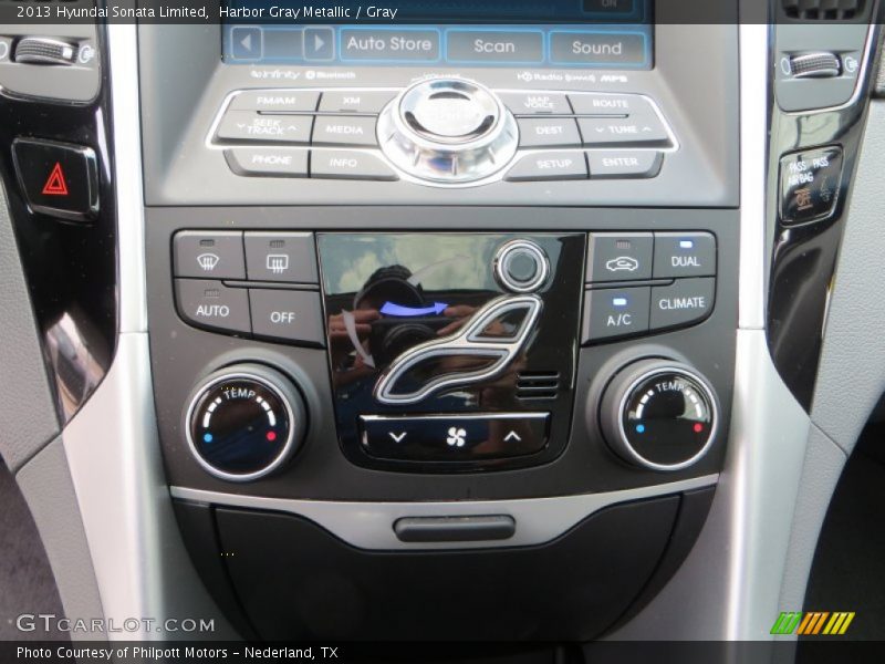 Harbor Gray Metallic / Gray 2013 Hyundai Sonata Limited