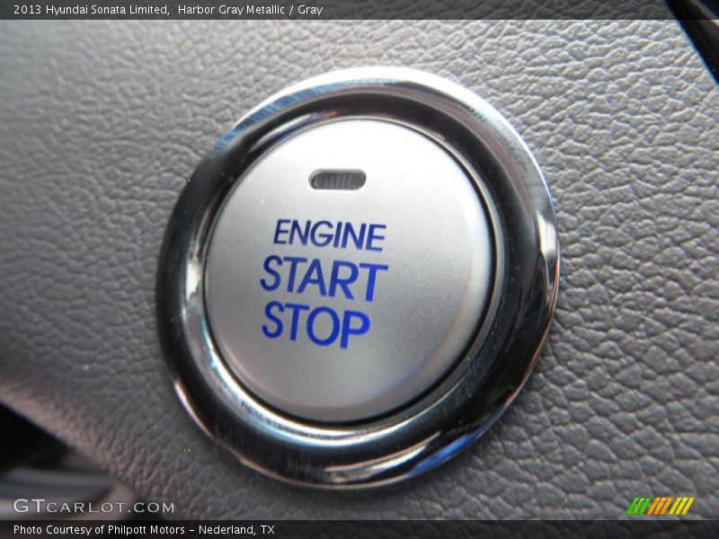 Harbor Gray Metallic / Gray 2013 Hyundai Sonata Limited