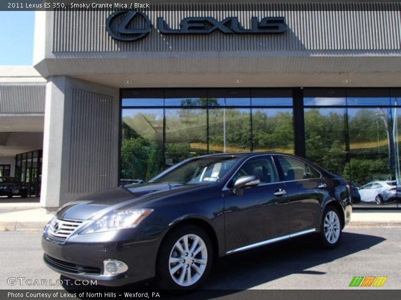 Smoky Granite Mica / Black 2011 Lexus ES 350