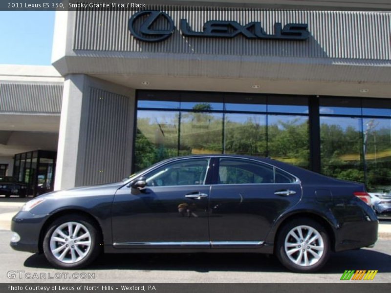 Smoky Granite Mica / Black 2011 Lexus ES 350