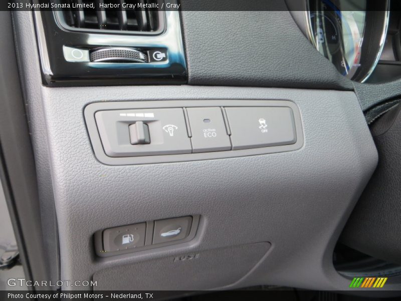 Harbor Gray Metallic / Gray 2013 Hyundai Sonata Limited