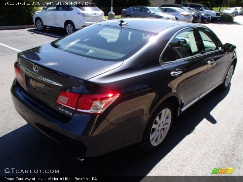 Smoky Granite Mica / Black 2011 Lexus ES 350