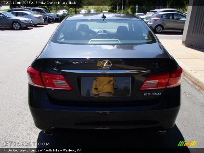 Smoky Granite Mica / Black 2011 Lexus ES 350