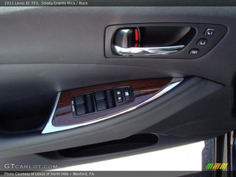 Smoky Granite Mica / Black 2011 Lexus ES 350
