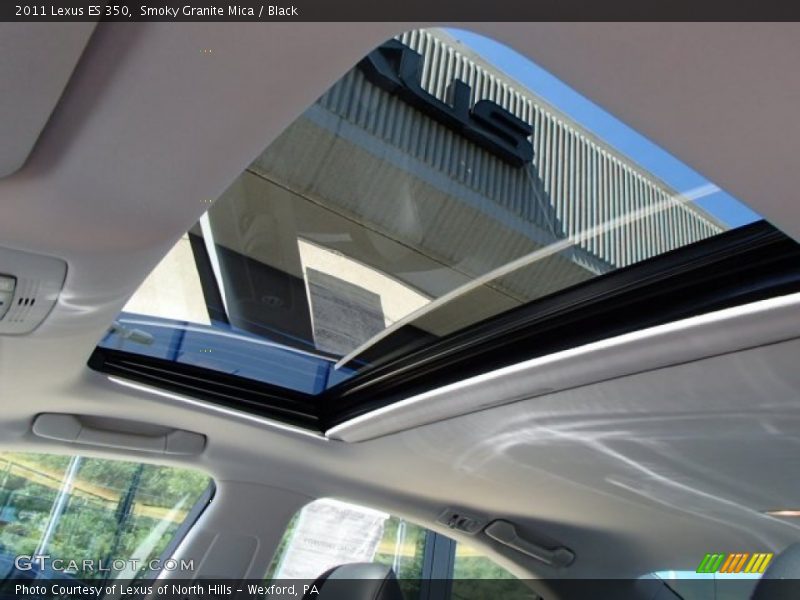 Smoky Granite Mica / Black 2011 Lexus ES 350