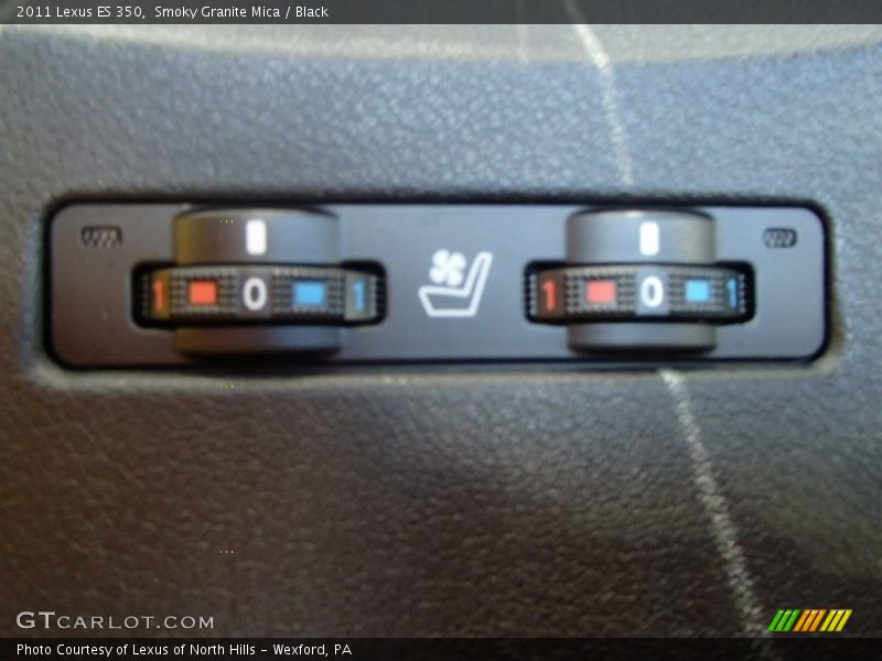 Smoky Granite Mica / Black 2011 Lexus ES 350