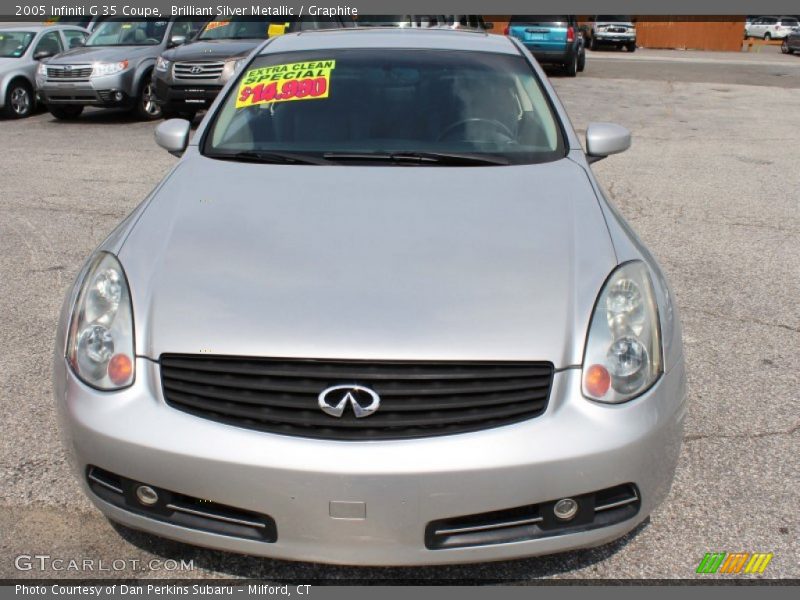 Brilliant Silver Metallic / Graphite 2005 Infiniti G 35 Coupe