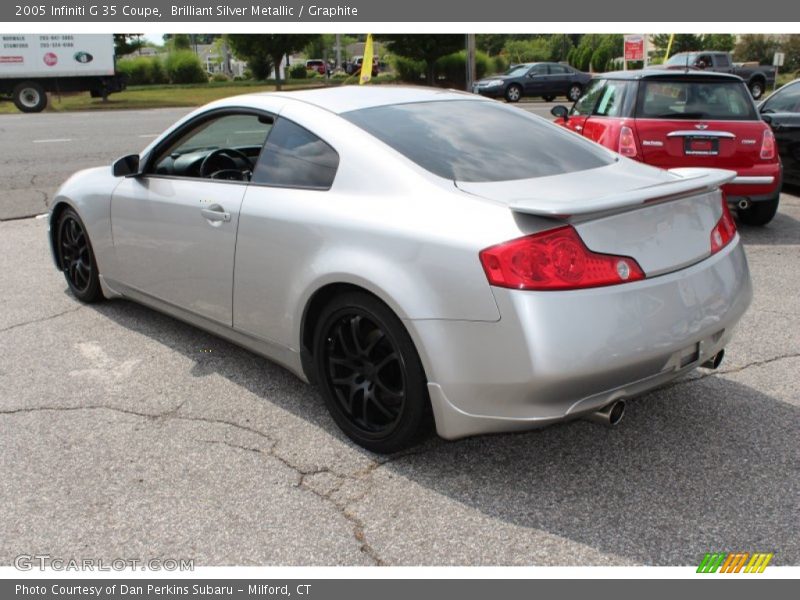 Brilliant Silver Metallic / Graphite 2005 Infiniti G 35 Coupe