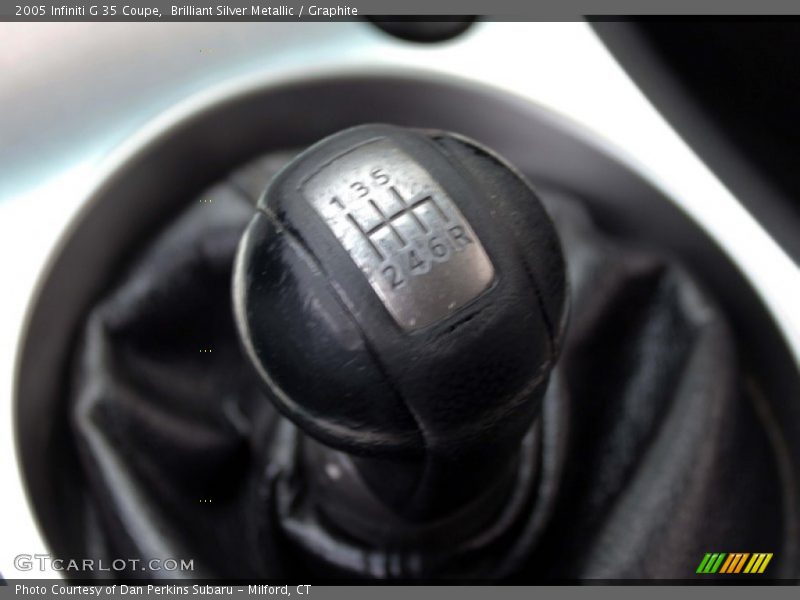 Brilliant Silver Metallic / Graphite 2005 Infiniti G 35 Coupe