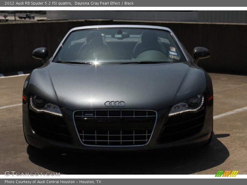 Daytona Gray Pearl Effect / Black 2012 Audi R8 Spyder 5.2 FSI quattro