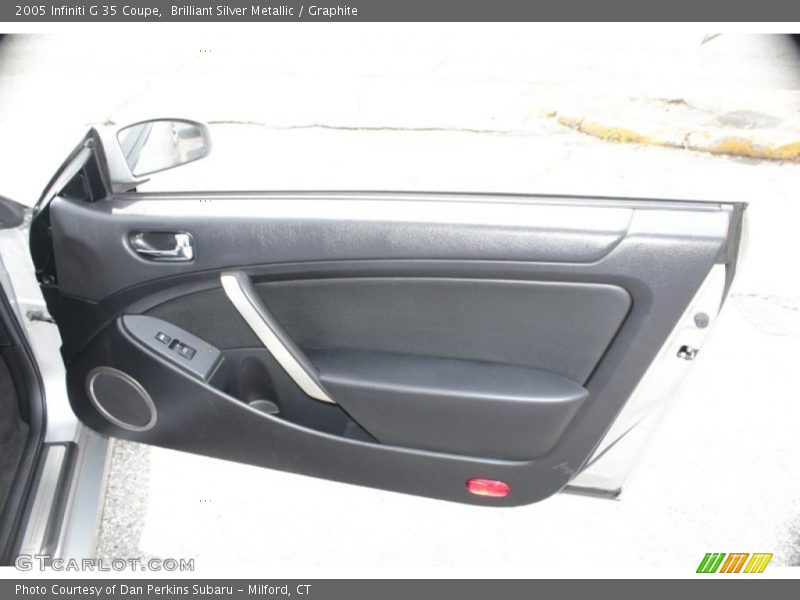 Brilliant Silver Metallic / Graphite 2005 Infiniti G 35 Coupe