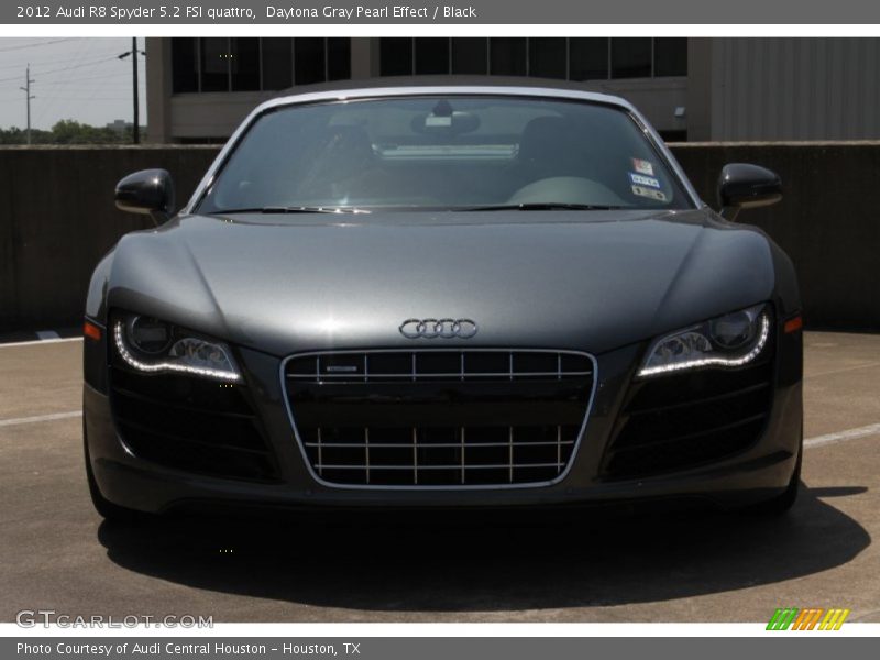 Daytona Gray Pearl Effect / Black 2012 Audi R8 Spyder 5.2 FSI quattro