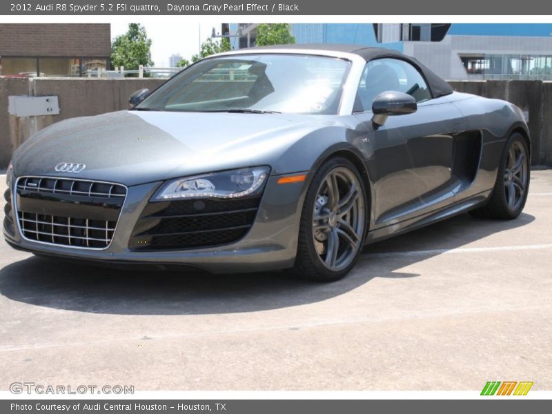 Daytona Gray Pearl Effect / Black 2012 Audi R8 Spyder 5.2 FSI quattro