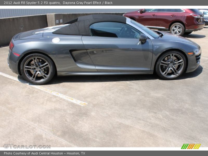 Daytona Gray Pearl Effect / Black 2012 Audi R8 Spyder 5.2 FSI quattro