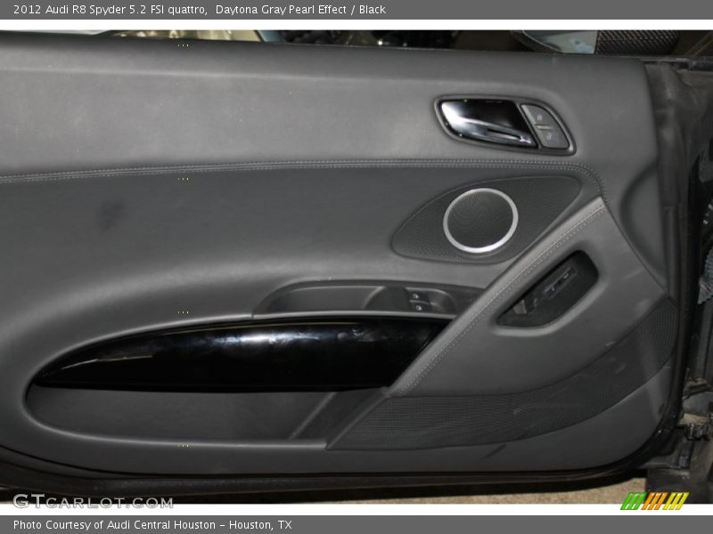 Daytona Gray Pearl Effect / Black 2012 Audi R8 Spyder 5.2 FSI quattro