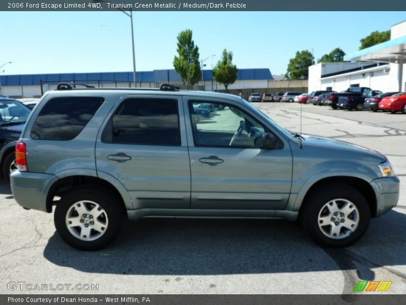 Titanium Green Metallic / Medium/Dark Pebble 2006 Ford Escape Limited 4WD