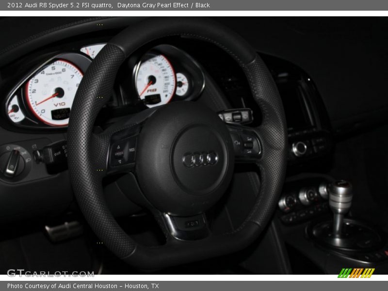 Daytona Gray Pearl Effect / Black 2012 Audi R8 Spyder 5.2 FSI quattro