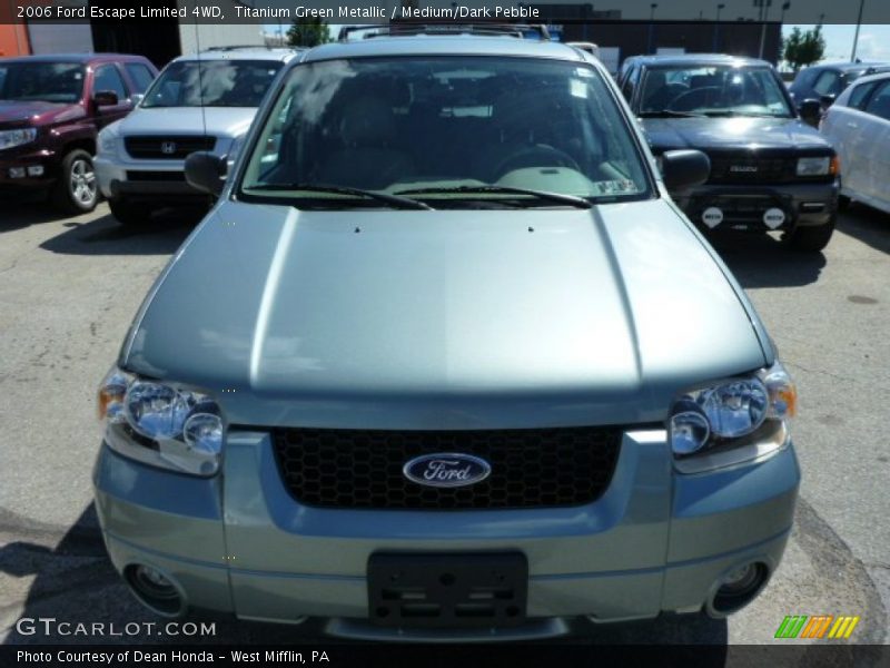 Titanium Green Metallic / Medium/Dark Pebble 2006 Ford Escape Limited 4WD