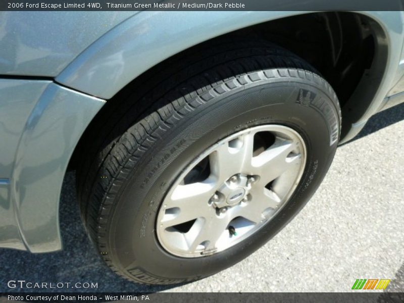 Titanium Green Metallic / Medium/Dark Pebble 2006 Ford Escape Limited 4WD